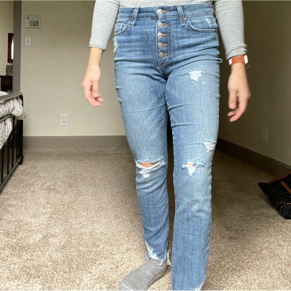 Joe's skinny button fly jeans | 26